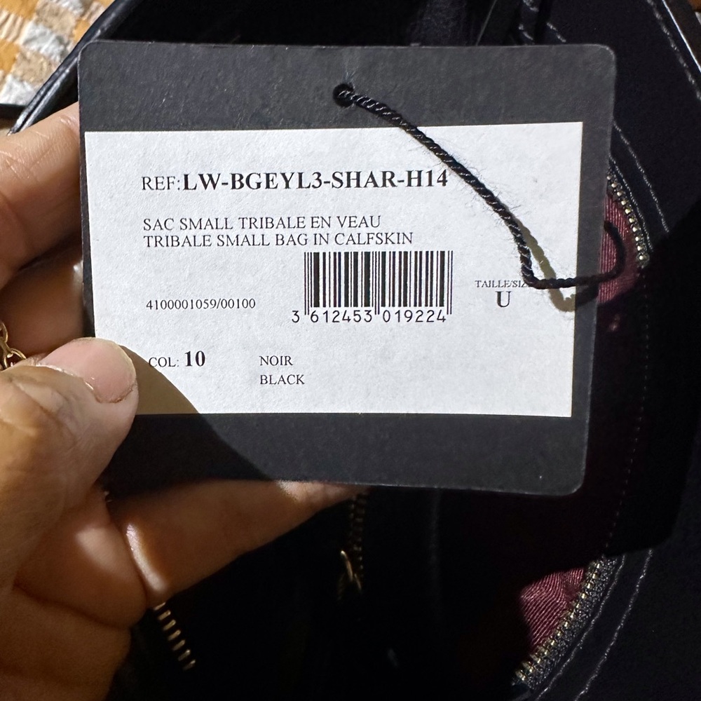 Lanvin Small Tribale Bag black with gold. - Picture 13 of 15